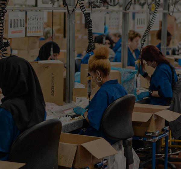 Women working in factory